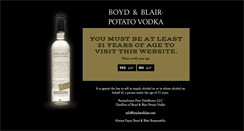 Desktop Screenshot of boydandblair.com